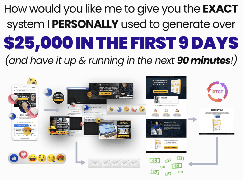 social media lead machine unrealistic revenue claims