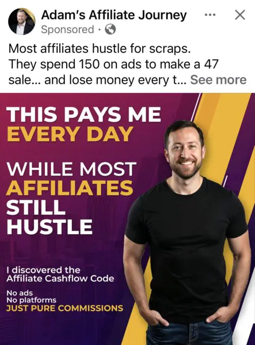 affiliate cashflow code review ad
