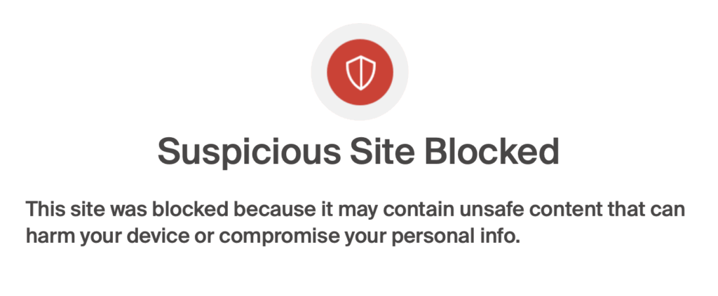 is rateformoney.online legit website warning screenshot