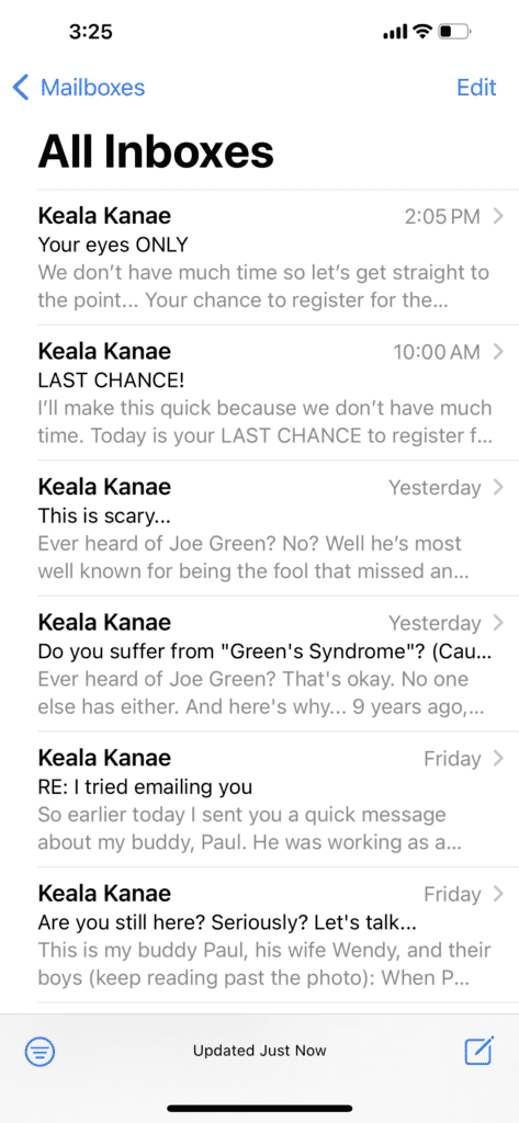 keala Kanae email sales funnel
