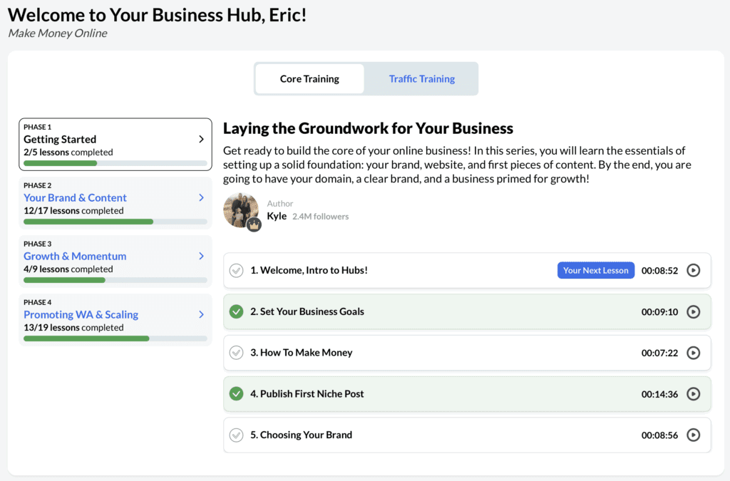 wealthy affiliate review hubs