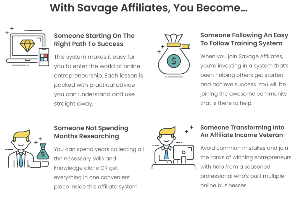 savage affiliates review screenshot