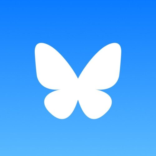 Threads vs X vs Bluesky Review Bluesky logo
