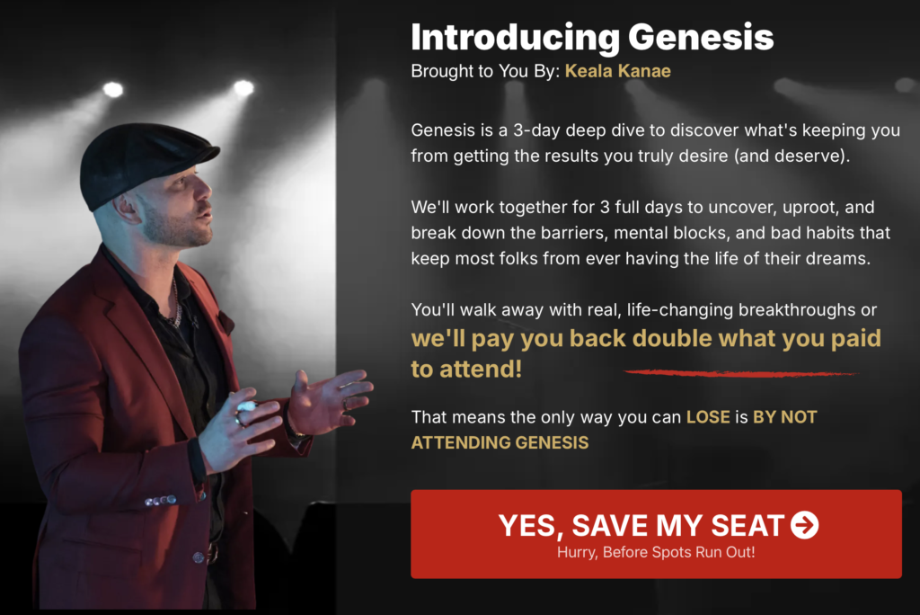 Genesis by Inspirean Review Keala Kanae
